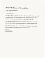 A typed notice, scanned and saved as JPG